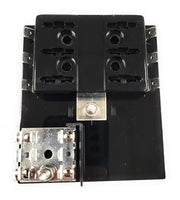 Fuse Holder BLC-106-G OPTIFUSE (1 Unit) Holds 6 FUSES ATC AUTO Type Unit Also HAS Ground Common Area for Vehicles/Boats That Don't Have Chassis Ground 3.75 X 3.25 X .8 INCH Height NO Cover