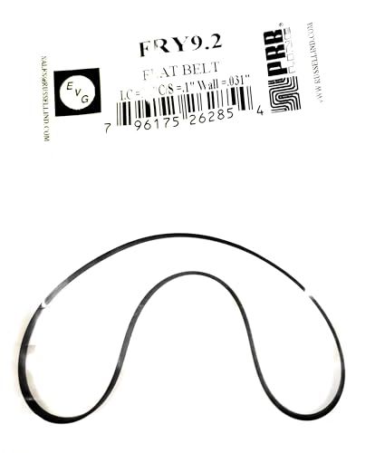 Drive Belt for Tape Players Flat Rubber FRY9.2 EVG/PRB (1PC) 9.2"I.C. X.1"C/S X .031" Wall