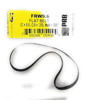 Drive Belt Flat Rubber FRW9.6 (1PC) I.C. 9.6" X C/S .200" Wall Thickness .020" PRB/EVG for Replacement for Tape Players and Turntables