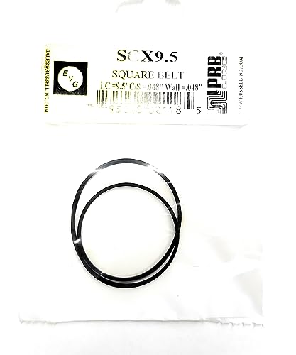 Drive Belt for Tape Player SCX9.5 PRB EVG I.C. 9.5" Square Belt .048" Wall X .048" Thick (1PC)