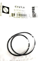 OA9.0, Black Round Rubber Belt for Tape Player Replacement, (1PC) PRB/EVG (1PC) I.C=9.0", C/S=.070"