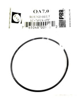 Drive Belt Round Rubber Type for Tape Player Replacement OA7.0 PRB/EVG (1PC) Dimensions I.C. 7.0" X C/S .070