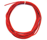 25' Red & Black General Cable C1321 18 (65/36) AWG Rubber Test Lead Wire