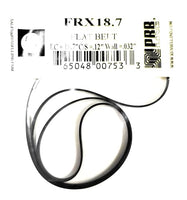 FRX18.7 Flat Rubber Replacement Drive Belt for Tape Player I.C. 18.7" X C/S .12" Wall Thickness .032" (1PC) PRB/EVG