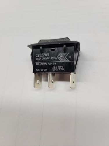 30-965b momentary Switch 16amp (on)-Off-(on) momentary Both Ways Philmore (1pc) C1522AR