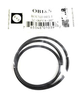 Drive Belt (Rubber Round Type) for Tape Player Replacement EVG/PRB (1PC) OB18.0 18.0" I.C X .103" C/S Diameter