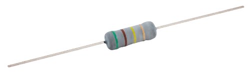 NTE Electronics 3W215 Metal Film Oxide Resistor, 5% Tolerance, Axial Lead, 3W, Flame Proof, 1.5 Kilo Ohm Resistance (Pack of 2)