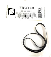 Drive Belt (Flat Rubber Type) Replacement for Tape Player EVG/PRB FRW12.0 (1PC) I.C. 12.0" X C/S .245" X Wall Thickness .023"