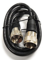 HAM Radio Cable PL259 rg-8x RG8 Mini Male-Male 3 FT Long (Black) 205-703 Steren (1pc)