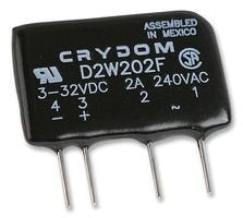 CRYDOM D2W203F SSR, 3A, 3-32VDC, 24-280VAC, Zero Cross