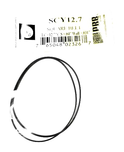 SCY12.7 Drive Belt for Tape Player Square Type 12.7" I.C 031" Wall X .04" C.S. (1PC) PRB EVG