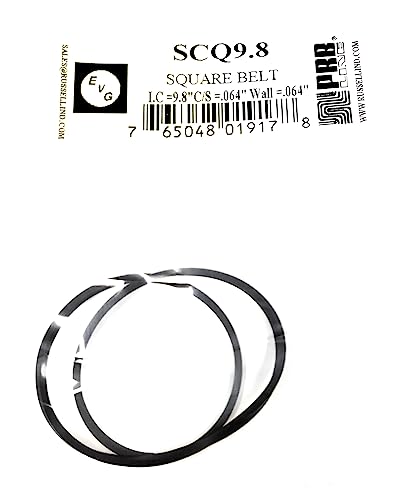 Drive Belt for Tape Players Russell PRB/EVG SCQ9.8 Square 9.8 X .064 X .064 INCH (1PC)