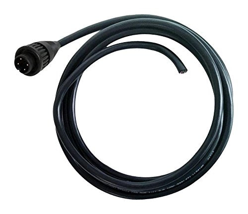 Circular Cable Assembly, Circular 2 Position Receptacle, Free End, 6.6 ft, 2 m, Black