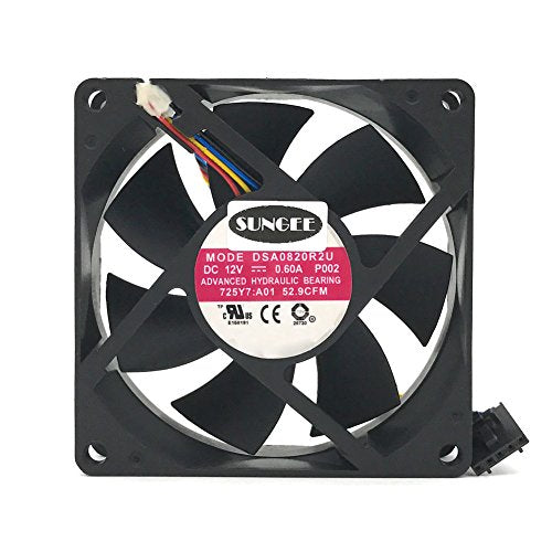 DASA0820R2U 12V 0.6A 4Wire for Dell Optiplex 790 990 SFF Case Cooling Fan