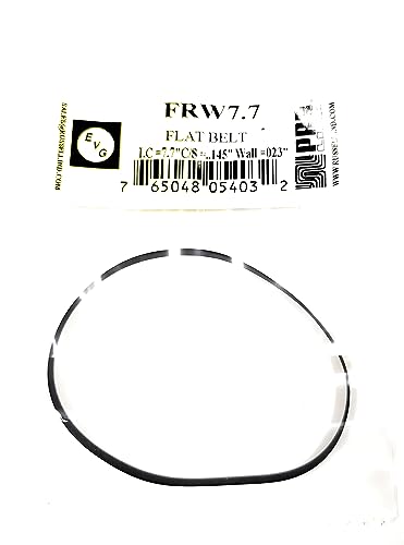 FRW7.7 Drive Belt for Tape Player (1PC) I.C. 7.7 INCH C/S .145 X Wall .023 INCH PRB EVG Flat Type