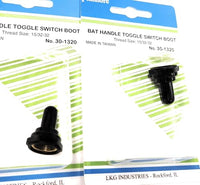 Philmore 30-1320 Toggle Switch Rubber Boot Cover, Set of 2, 15/32-32 Thread