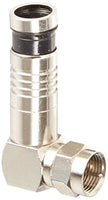 Platinum Tools 18006RA F RG6 RA Compression, Nickel Plated, 25-Pack