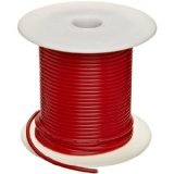 12H-1000-RED 12AWG UL1015 RED STRANDED (65X30) HOOKUP WIRE 1000 FOOT ROLL 600V 105C