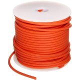 24M-100-ORANGE 24AWG MIL-W-76D TYPE MW ORANGE STRANDED (7X32) HOOKUP WIRE 100 FT ROLL 1000V 80C