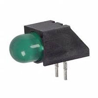 550-2207 PC Board LED T1-3/4 / 5mm, Green Diffused, 2.1V 10mA (4 pieces)