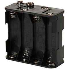 Battery Holder for (8) AA with Standard Snap Connector : BH383 (2 Pack)