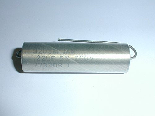 M83421/01-9203M .22uf 200V 5% Hermetically-Sealed Axial-Lead Metalized-Polycarbonate Capacitors to Military Specification MIL-C 83421/01