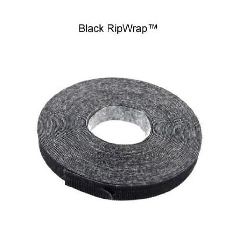 G-05-075-BLACK Rip-Tie 1/2" width X 75 foot length, Rip Wrap Priced Per Spool