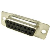 ACON DBW201514200 15 Pin Female D-Sub Connector (10 pack)