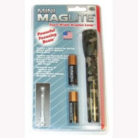 MAGM2A026 Mag Instrument Mini Maglite, Camouflage, 2 AA Batteries, Blister Pack