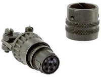 ITT CANNON MS3116F22-21S CIRCULAR CONNECTOR PLUG SIZE 22, 21 POSITION, CABLE