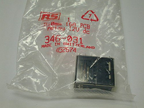 RS Electronics 346-031 Relay DPDT 12VDC PCB (1 piece)
