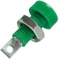 EMERSON CONNECTIVITY/JOHNSON 108-0904-001 BANANA JACK, 15A, SOLDER, GREEN (1 piece)