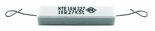 NTE Electronics 10W210 Resistor, Wire Wound, Axial Leaded, 5% Tolerance, 1K Ohm Resistance, 10W, 550V (Pack of 2)