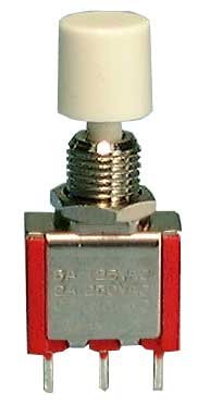 Snap Action Push Button Momentary Switch - SPDT : 30-2700
