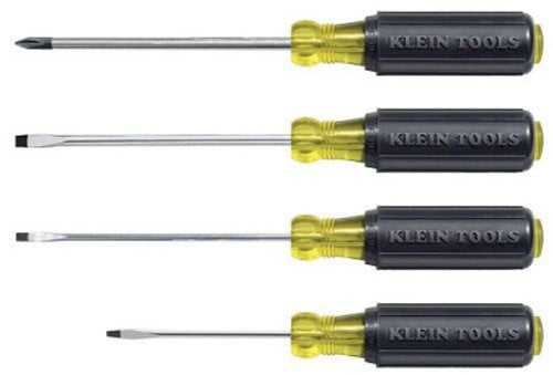 Klein Tools 85484 Mini Cushion Grip Screwdriver Set (4-Piece)