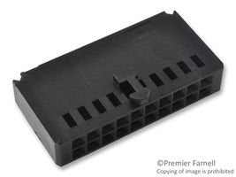 TE CONNECTIVITY / AMP 102387-4 CONNECTOR HOUSING, RCPT, 20POS, 2ROW, 2.54MM (100 pieces)