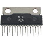 NTE7059 IC - DUAL BTL 14W AUDIO POWER AMP 16-LEAD SIP VCC = 13.2V TYPICAL