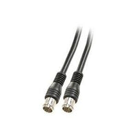 Steren Electronics, Llc - Steren F-Quick Coaxial Cable - F Connector - F Connector - 3Ft - Black "Product Category: Hardware Connectivity/Connector Cables"
