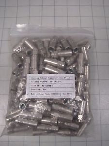 GF-EFC-59 F Type Compression Connectors for RG59 Coax cable 25pc package