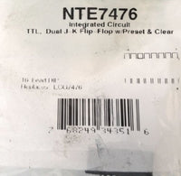 NTE NTE7476 IC Flipflop Dual 16DIP