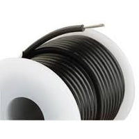 20M-100-BLACK 20AWG MILW76D TYPE MW BLACK STRANDED (10X30) HOOKUP WIRE 100 FOOT ROLL 1000V 80C