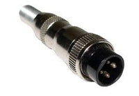 2504M Mic Connector 4 Pin Male Cable Mount (1 piece)