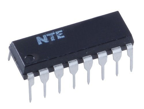 NTE Electronics NTE4026B Integrated Circuit CMOS Decade Counter/Divider, -0.5V-20V, 16-Lead DIP Package