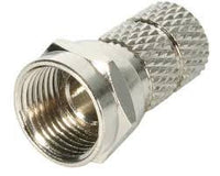32-3002 F Connectors Twist-On for RG59 Coax (5 pieces)