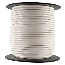 22L-1000-WHITE 22AWG MILW16878/1 WHITE STRANDED (7X30) HOOKUP WIRE 1000FT ROLL 600V 105C