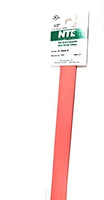 NTE Electronics 47-20848-R Heat Shrink Tubing, Thin Wall, 2:1 Shrink Ratio, 1/2" Diameter, 48" Length, Red