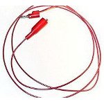 Mueller Electric 080021 BU-2030-A-36-2 36" Red Test Lead Alligator to Stackable Banana Plug