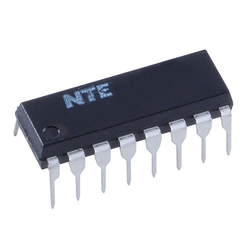 NTE Electronics NTE7483 Integrated Circuit TTL-4-Bit Binary Full Adder with Fast Carry, 5.5V, 16-Lead DIP Package