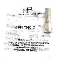 TNC Male Plug (Twist ON Type) 1PC FITS RG59/62 Coax (Connector is Internally Threaded) CPFI-TNC-2 Cambridge