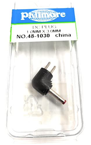 PHILMORE 48-1030 (1PC) DC Power Plug COAXIAL 1.0MM X 3.0MM BI PIN Type OR Solder